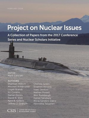 cover image of Project on Nuclear Issues